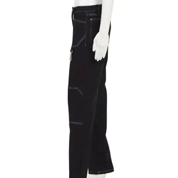 Brashy Studios Gotland Metal Link Detail Carpenter Jeans Pants - Picture 7 of 8